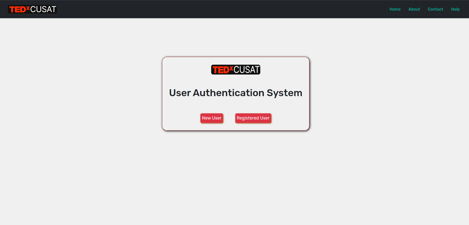 User Authentication System